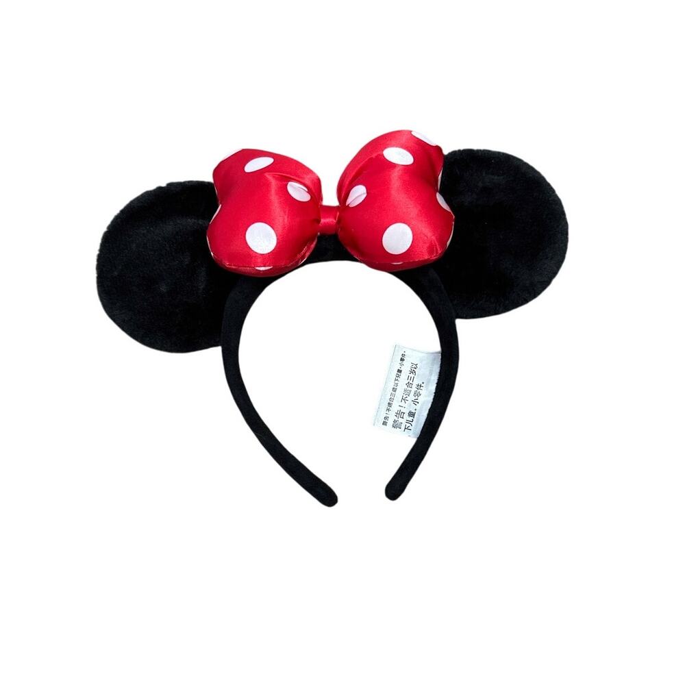 Disney Parks Minnie Mouse Puff Polka dot Ears Headband